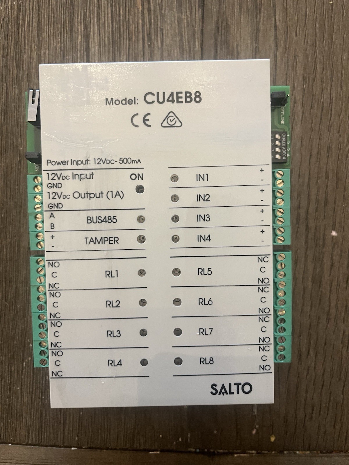 Salto CU4EB8 Relay Board
