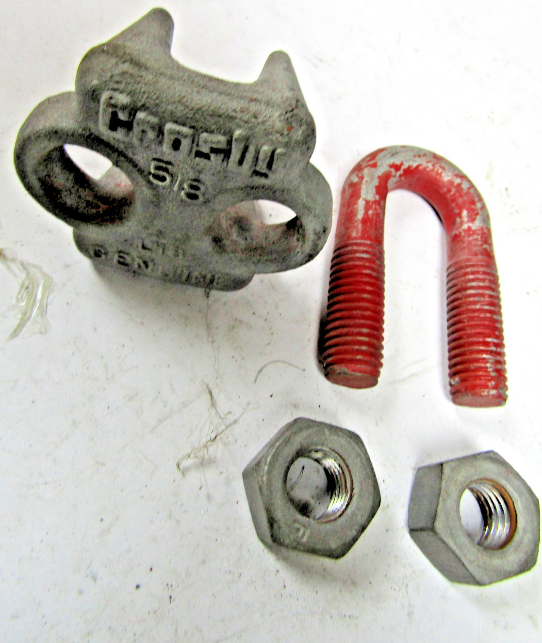 ✌️ NEW CROSBY 5/8″ FORGED WIRE ROPE U-BOLT CLAMPS 1010177