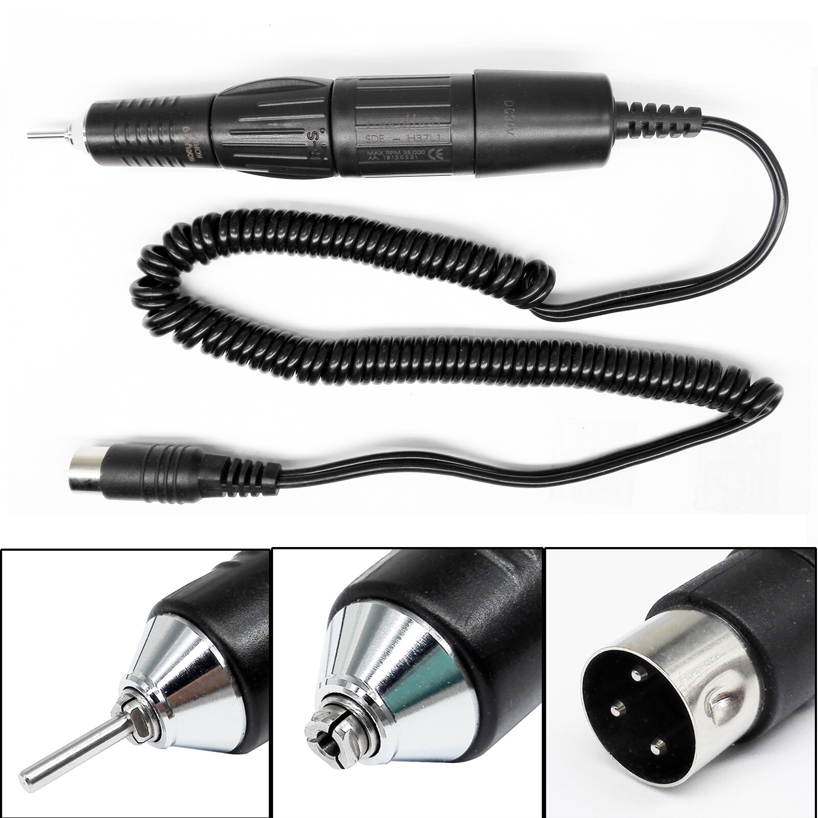 MARATHON 35K RPM Dental Lab SDE-H37L1 Electric Micromotor Handpiece Polishing dc