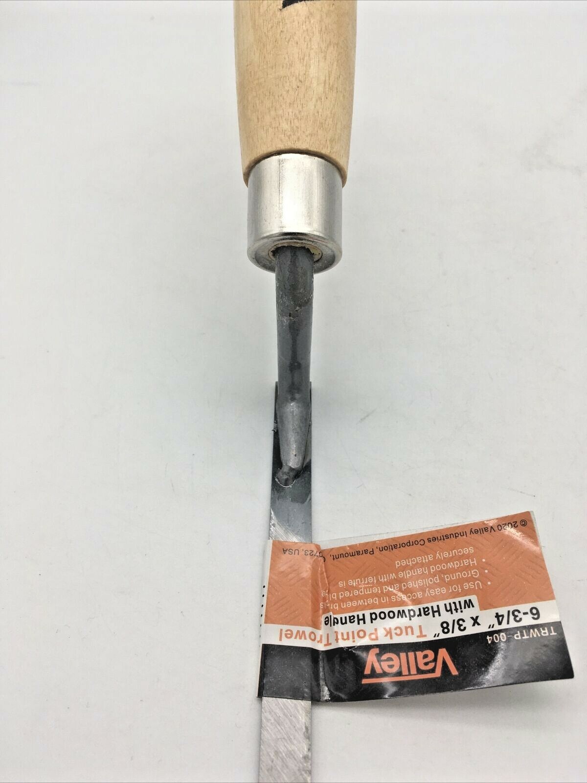 6-3/4” X 3/8″ Tuck Point Trowel W/Hardwood Handle Valley Industries