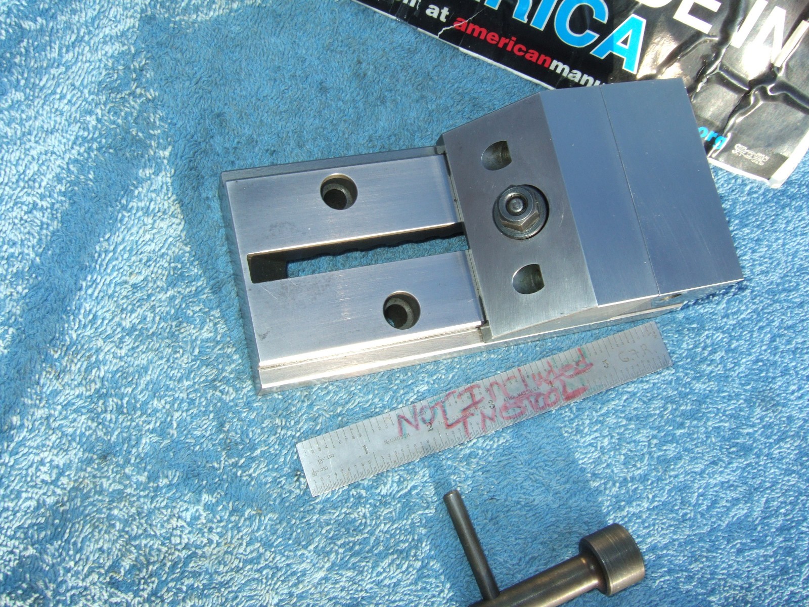 HERMANN SCHMIDT USED V0-4 GRIND VISE W/WRENCH TOOLMAKER MACHINIST INSPECTION #K
