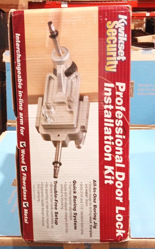 BRAND NEW Kwikset 91380-138 Door Lock Knob Installation Jig Kit Tool Set