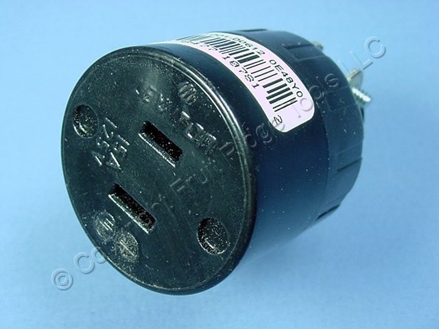 Leviton 612 Straight Blade Connectors Plug Residential 15A 125V NEMA 1-15P 10pk