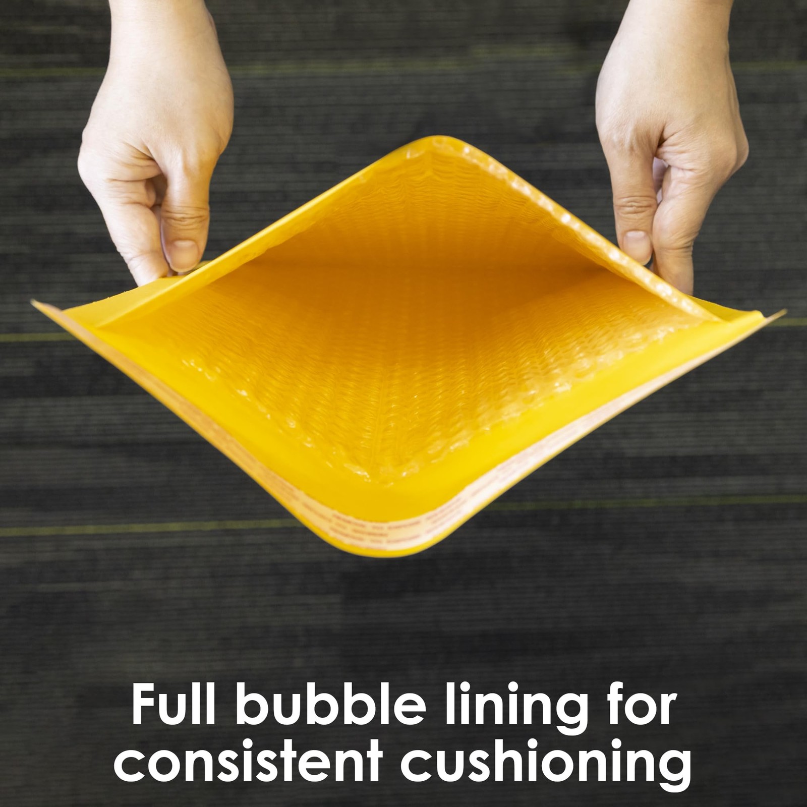 BAZIC (#2) Self Sealing Bubble Mailers, 8.5 x 11.25 Inch, 3 Per 1, Yellow