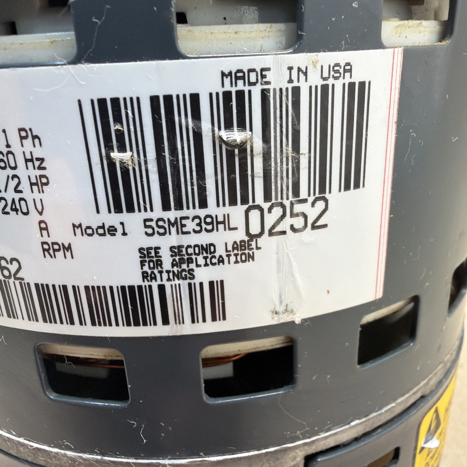 TESTED🔥 ECM 1/2HP Blower Motor 2.3 Controller GE 5SME39HL0252 208/230V CN02