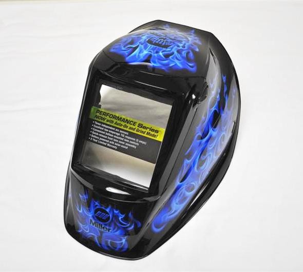 Miller 241459 Helmet Shell Only Blue Rage Performance