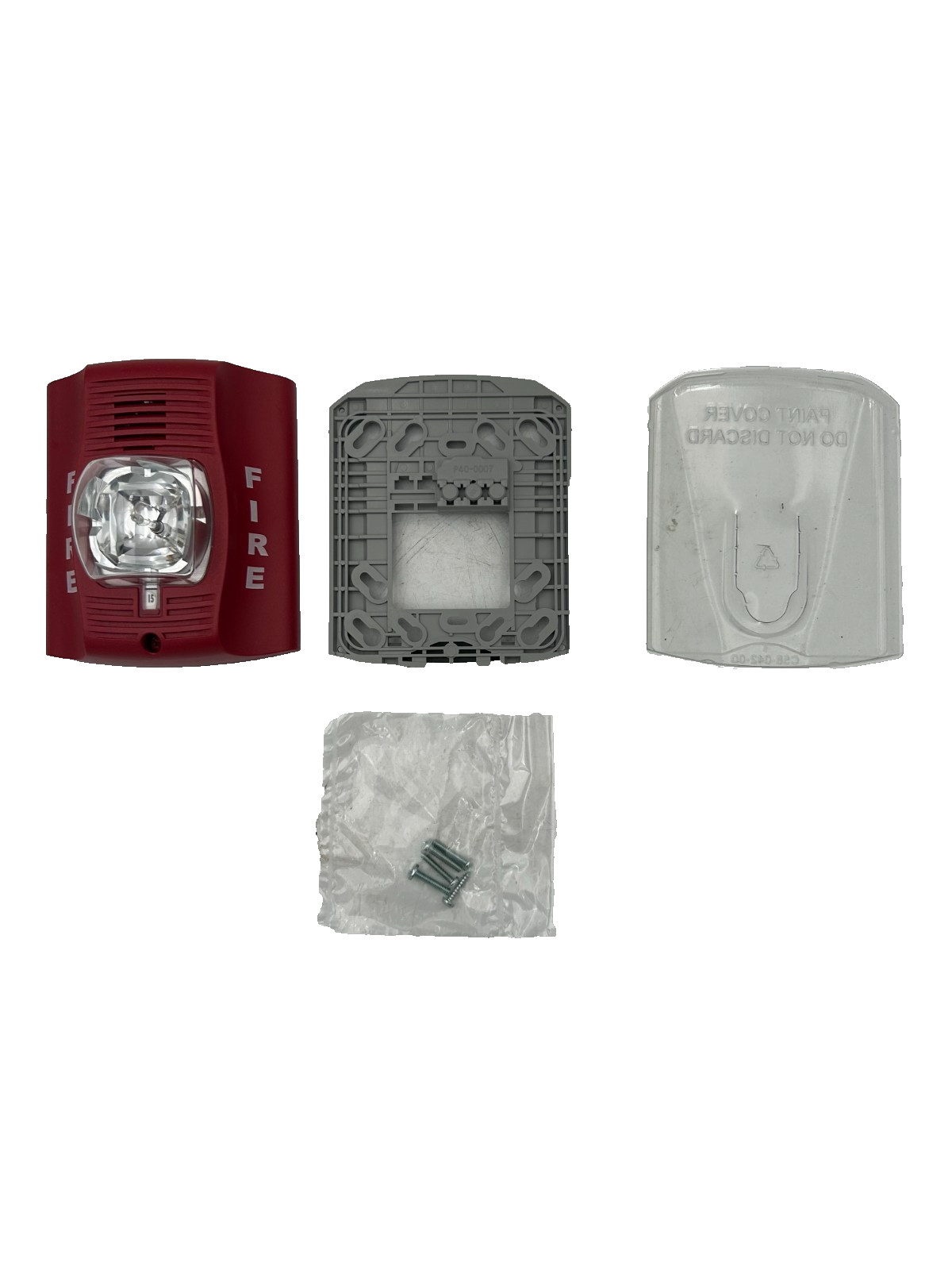 Spectra Alert Advance P2R Horn/Strobe 2W STD CD RED