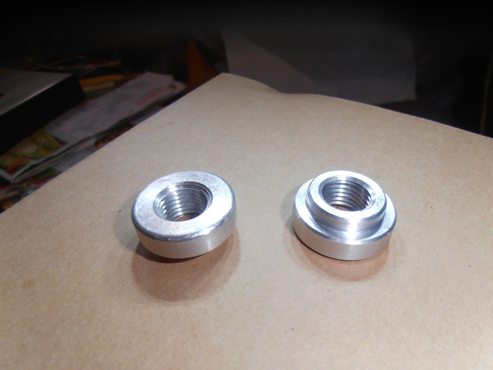 3/8-18 NPT. Weld Bungs STEEL chopper made in the USA.