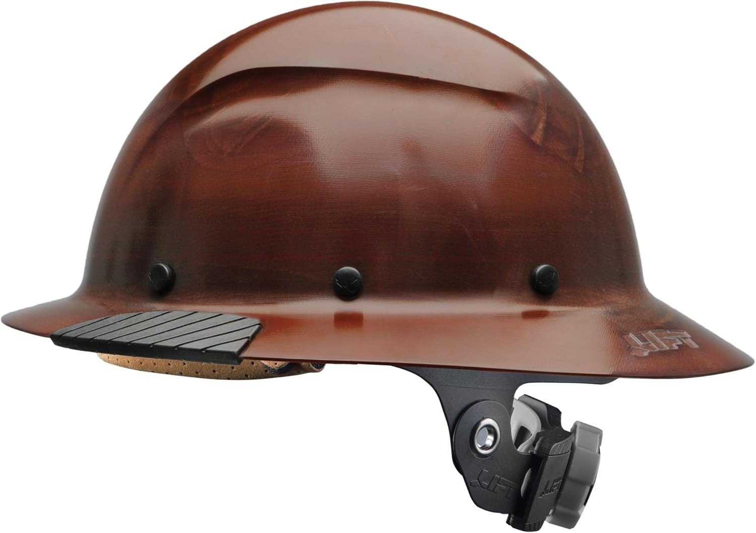 SAFETY Dax Fiber Resin Full Brim Safety Helmet/Hard Hat | 6 Point Suspensi