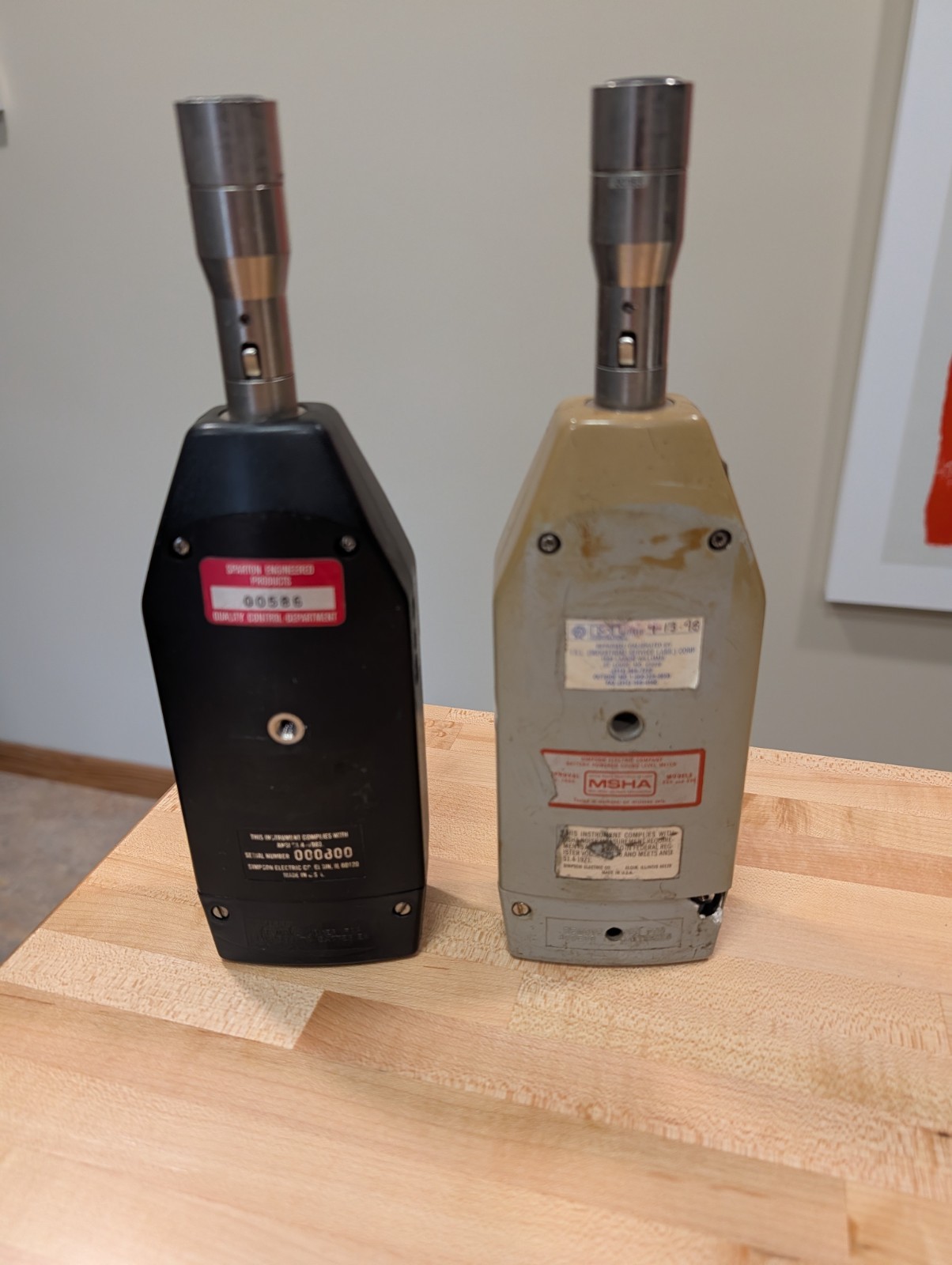 Simpson 886-2 Type 2 Multi Weight Sound Level Meter (qty 2 sold together)