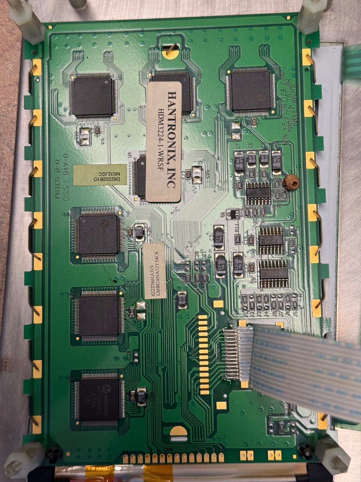 Lang Commercial Oven Part Front Control Panel Computer Board Used Tested Works
