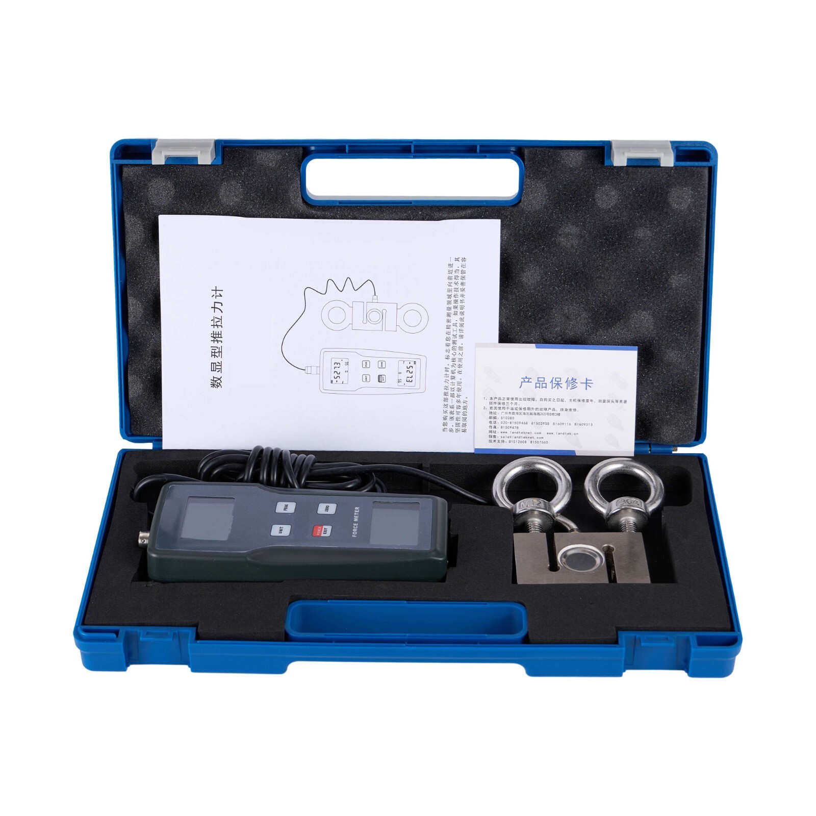 Digital Force Gauge with Range ±4900N Resolution 0.01 N/1 N Accuracy ±0.5% FS