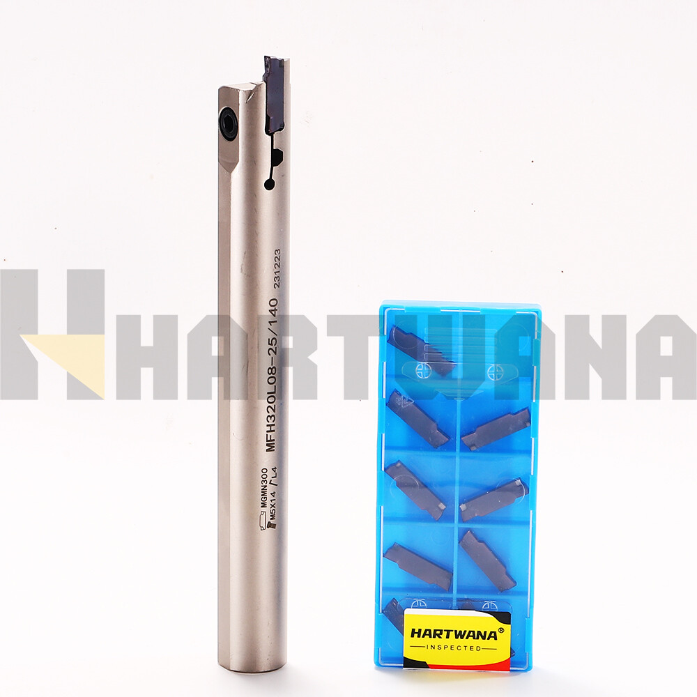 Indexable Lathe Face Grooving Tool Left Hand Holder 20mm Grooving Inserts MGMN3