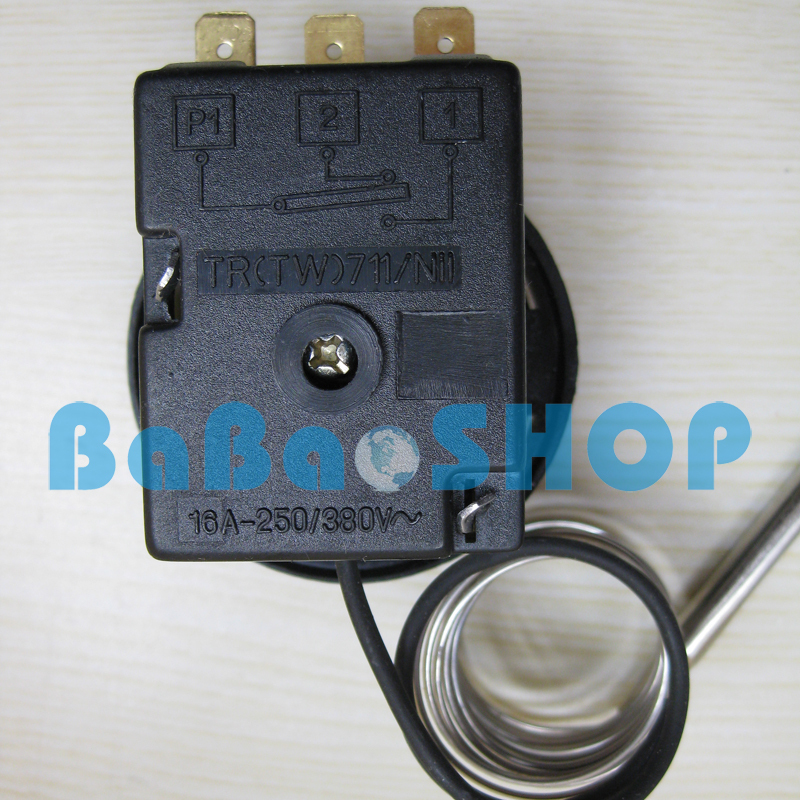 0~50 °C /32~122°F Degrees Adjustable Capillary Thermostat Temperature Controller