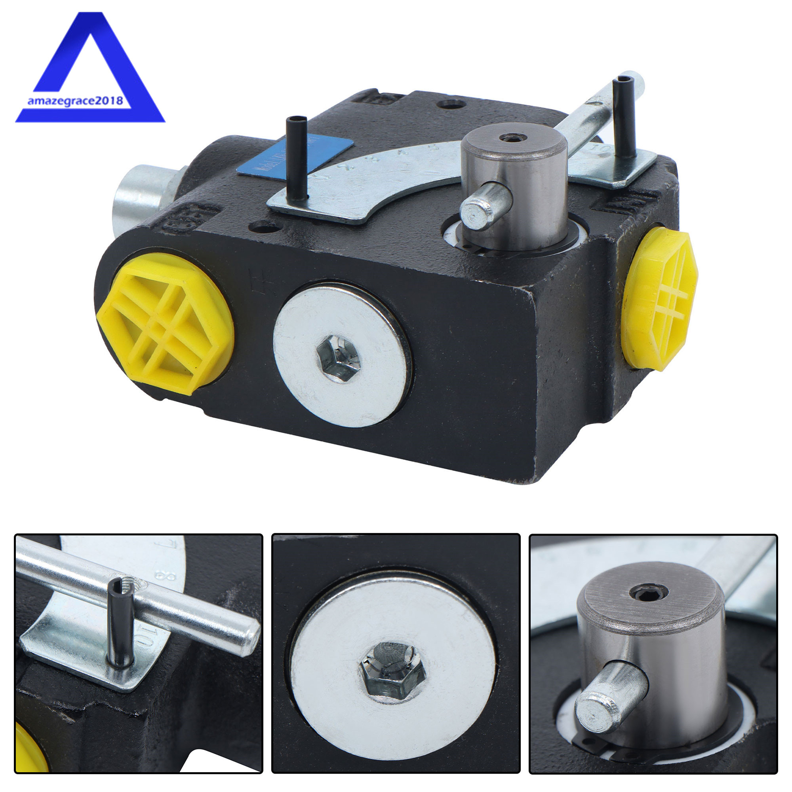 0-30 GPM, Hydraulic Adjustable Variable Flow Control Valve w/ Relief, 3/4” NPT