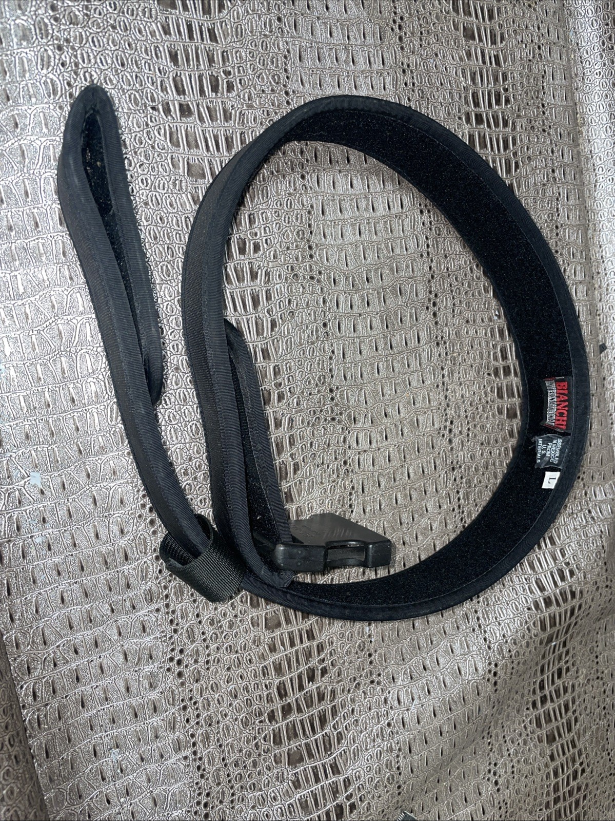 Bianchi International Accumold Duty Belt Large, ~44 Inches Long (Missing Clasp)