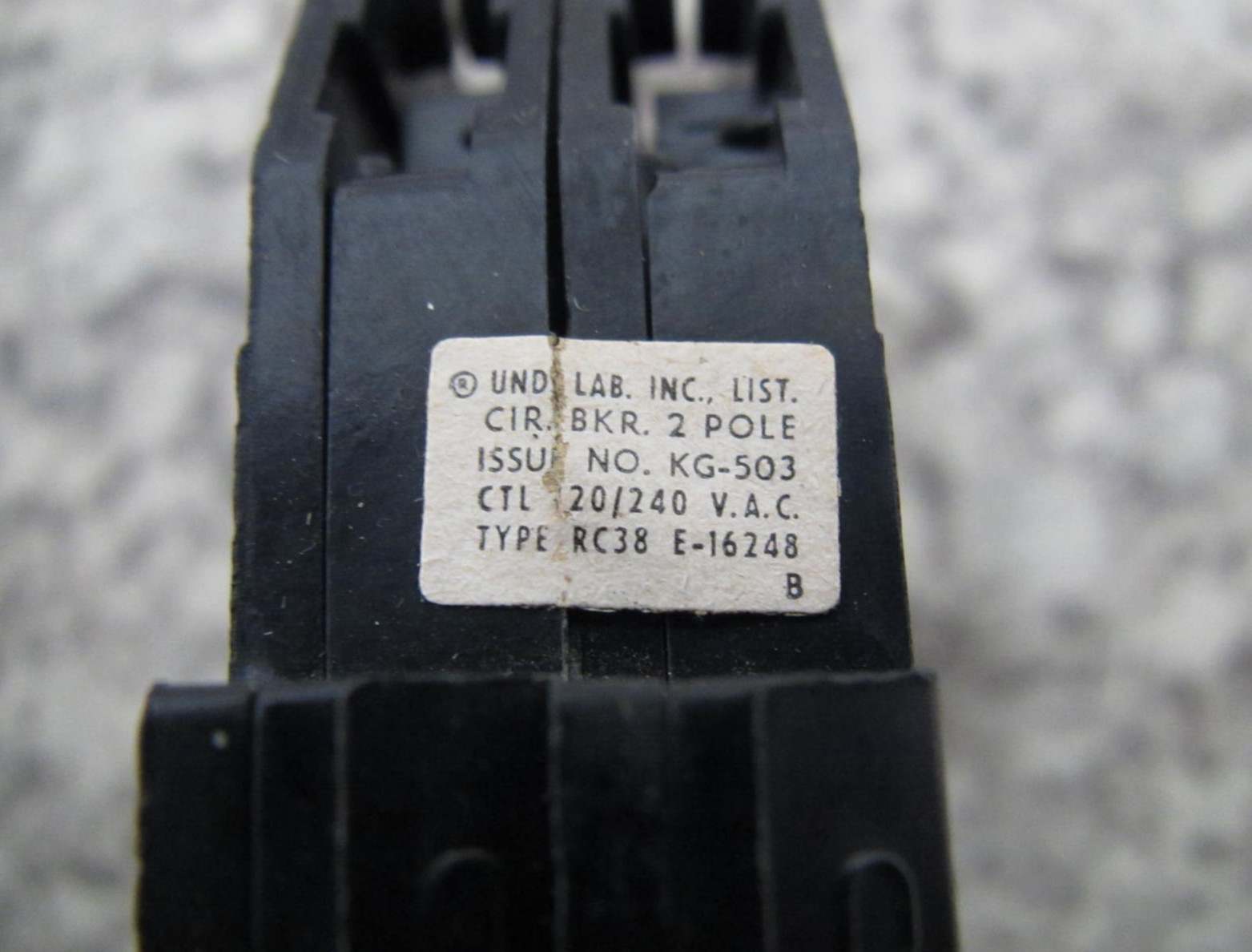 Zinsco RC-38 RC38 30-Amp 2-Pole 30A 2P 120/240V Circuit Breaker Free Shipping
