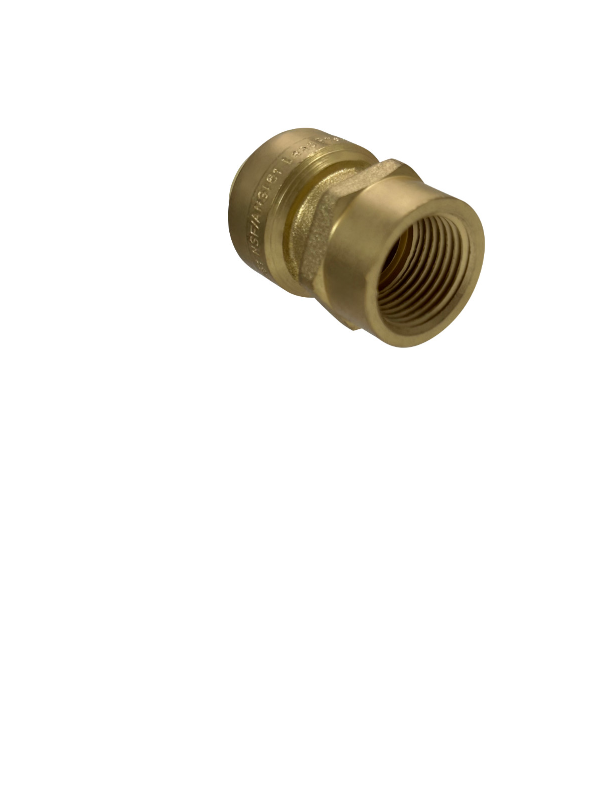 10 Pcs XFITTING 3/8″ Push FIt x 3/8″ Female NPT Adapter, Lead Free Brass