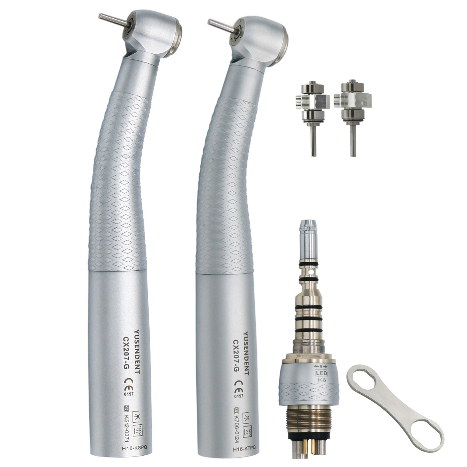 COXO Dental High Speed Handpiece Fiber Optic For 4/6 Hole KAVO MULTIflex Coupler
