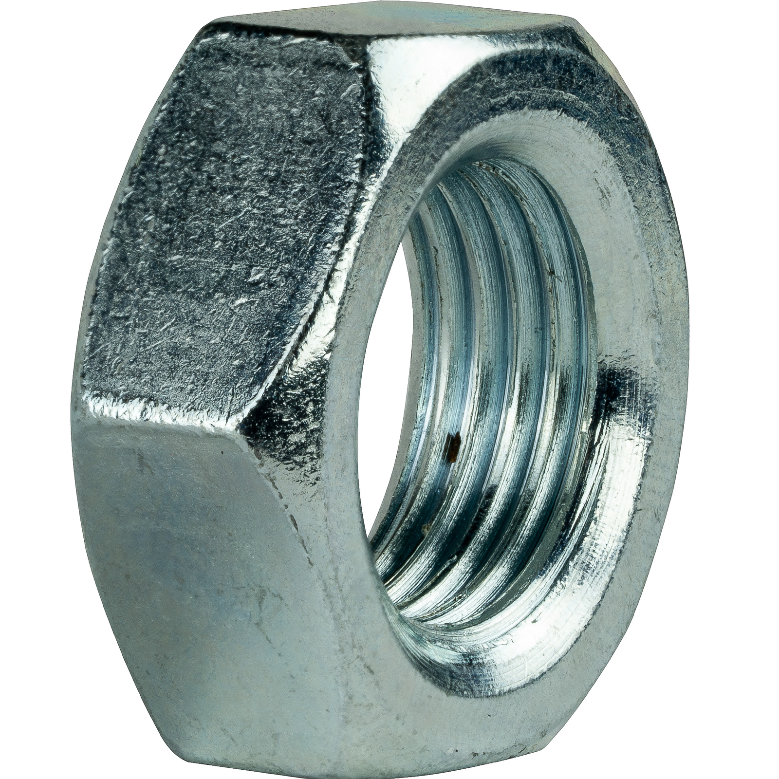 Thin Hex Jam Nuts Grade 2 Steel Electro Zinc Plated Finish All Sizes Available
