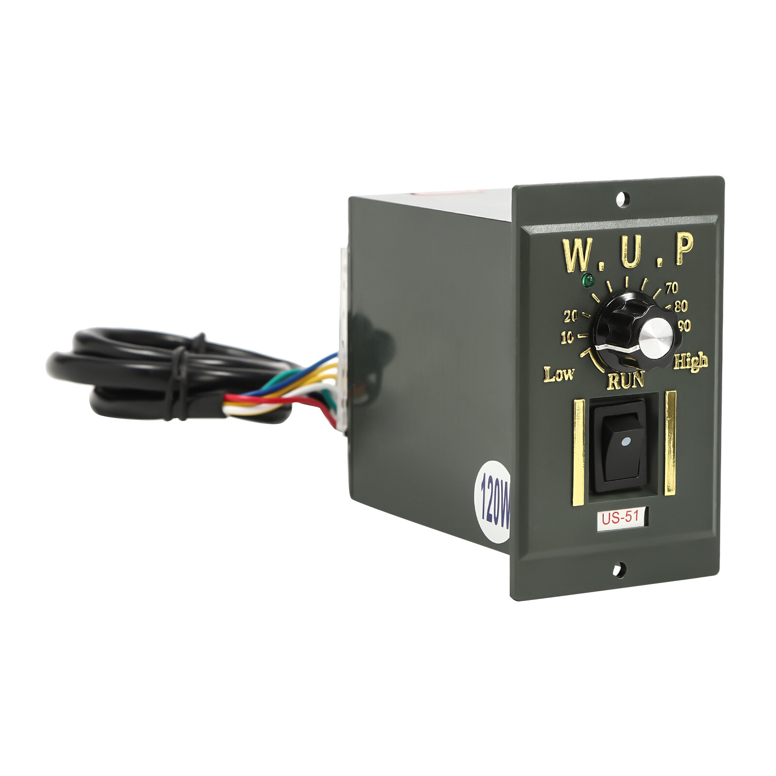 Worm Gear Motor 120W AC 110V Speed Controller Industrial Gearbox Electric RV30