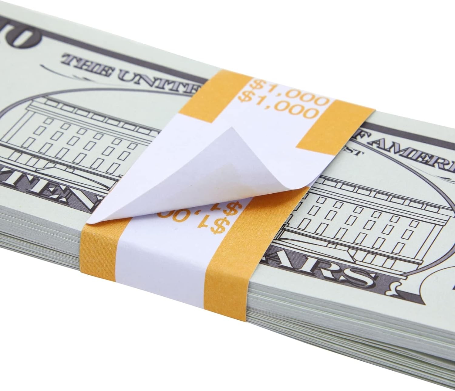 300 Pack Self Adhesive Currency Straps Money Bands for Bills Wrappers Sorting