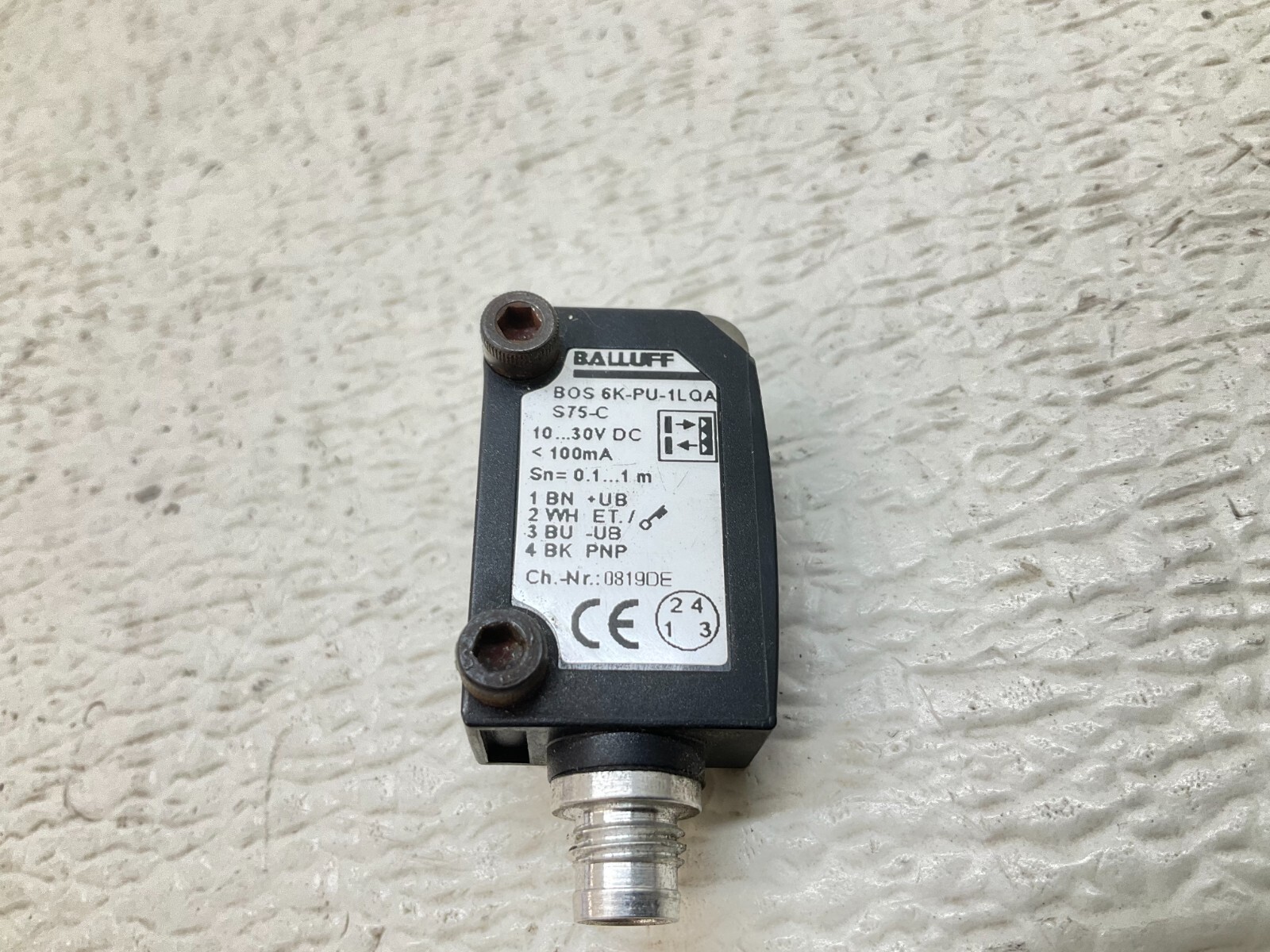 Balluff BOS 6K-PU-1LQA Photoelectric Sensor 10-30 VDC S75-C (TSC)