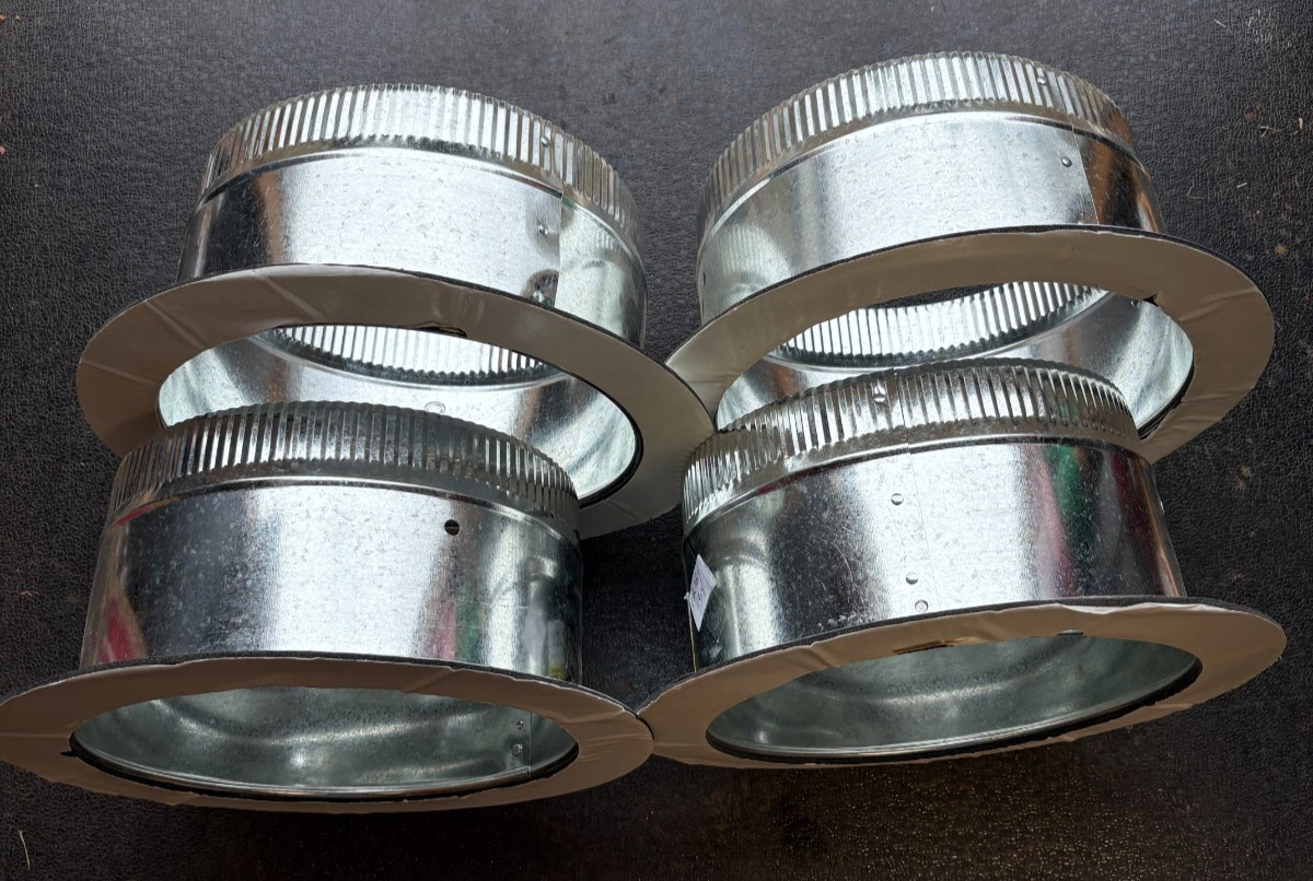 Lot of 4 – GAF Master Flow 10″ Air-Tite Take-Off – ATT010 – Free Shipping