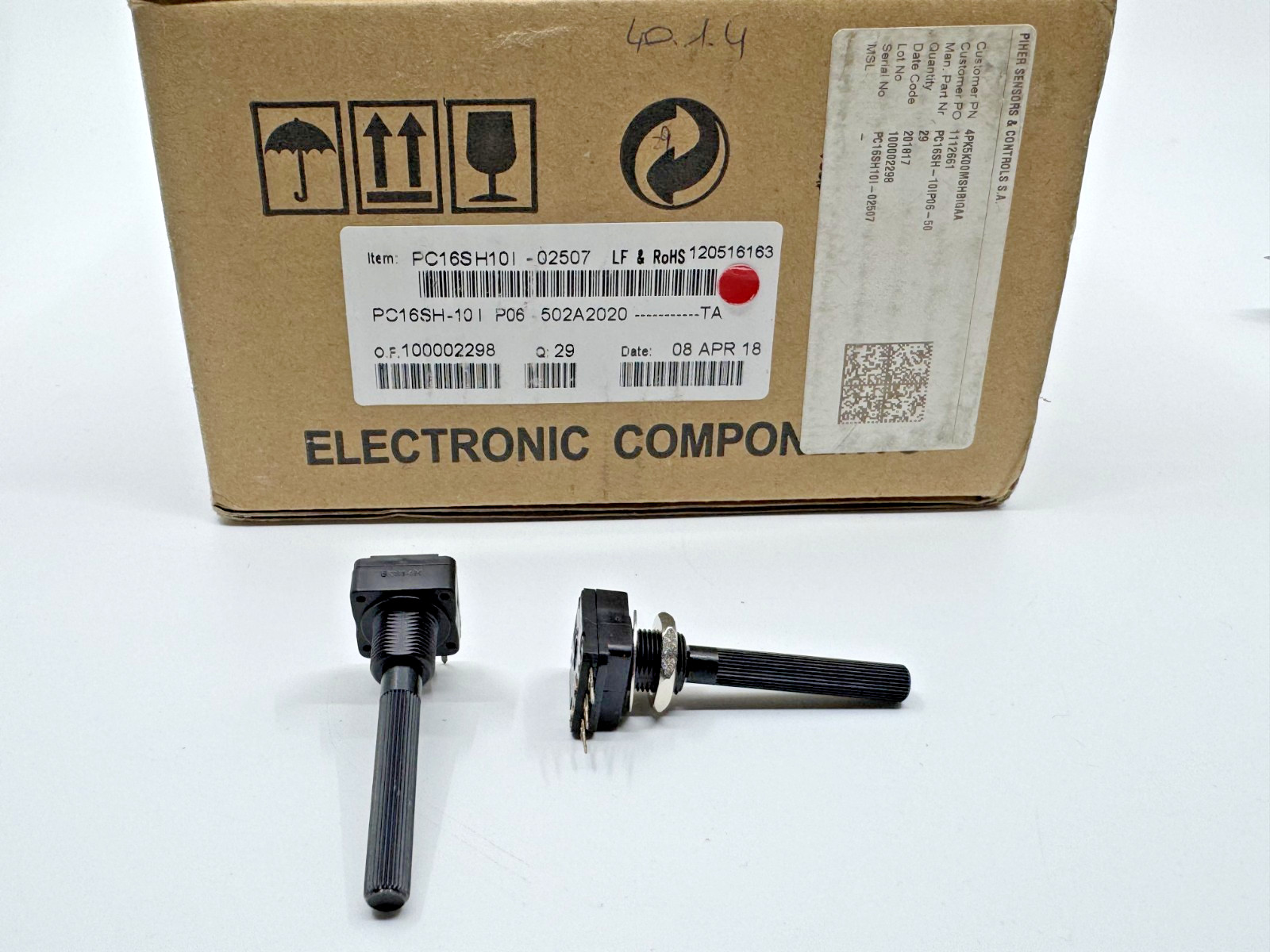 3 Pcs PC16SH-10IP06-502A2020 PIHER Potentiometer 5 kΩ 1 Turn PCB 20% Linear