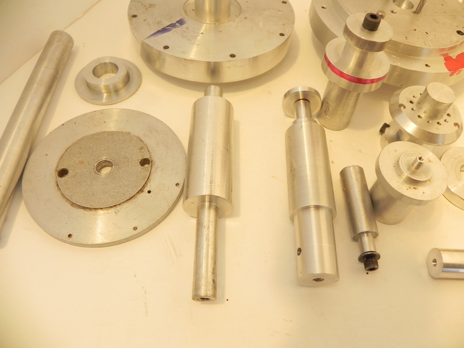Machined Aluminum Pieces for Hobby Shop.