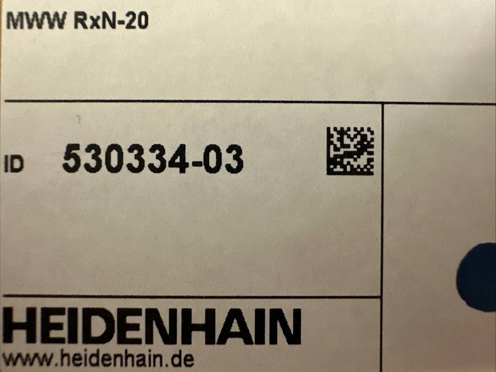 HEIDENHAIN encoder assembly tool MWW RXN 20 L = 45 mm ID 530334-03 new in box
