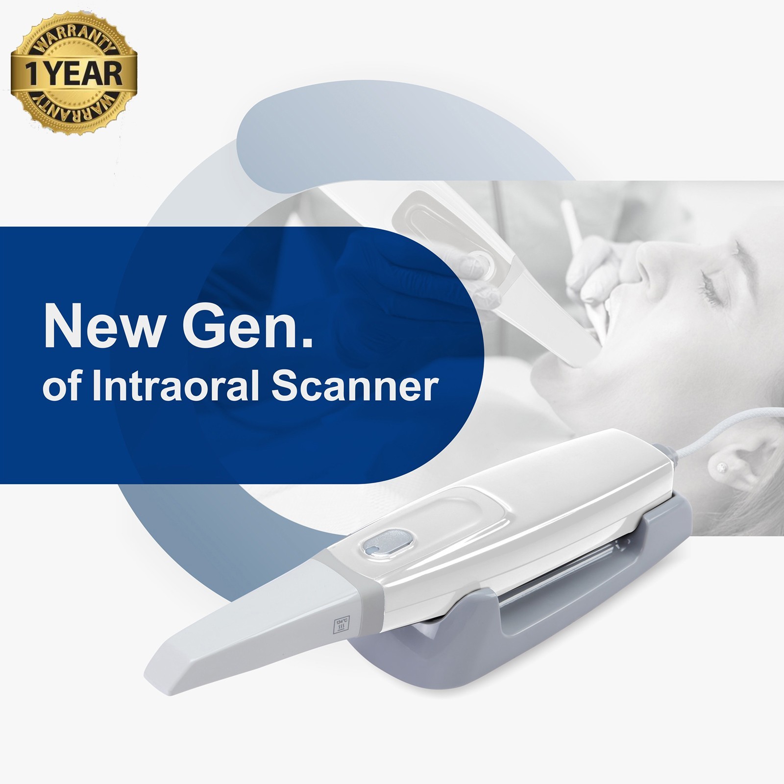 Dental Intra-oral 3D Scanner – 3D Aoralscan 3 Wired with Scanning SW