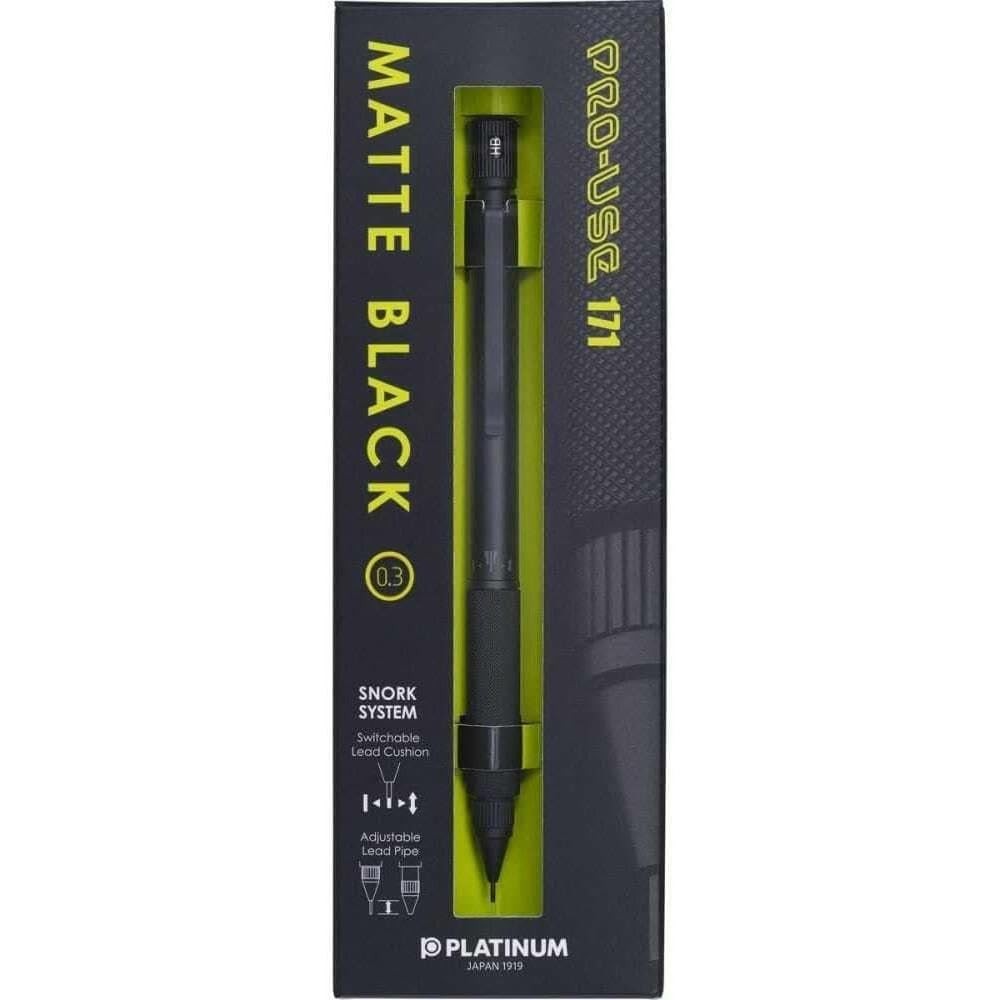 Platinum Pro Use 171 Mechanical Pencil Matt Black 0.3 Mm Msda-2500A