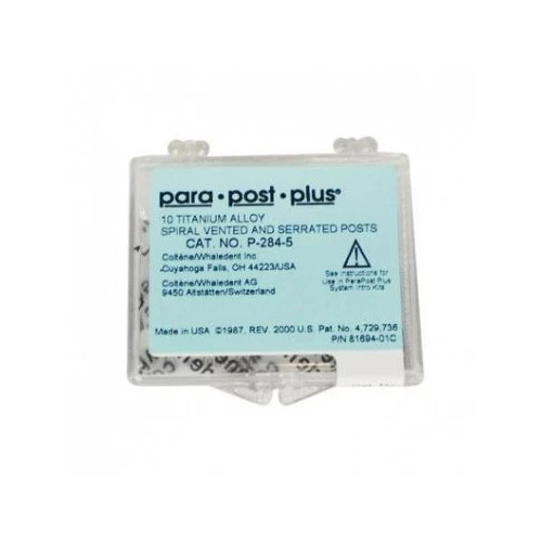 Coltene Whaledent P-284-5 ParaPost Plus Titanium Posts 10/Pk