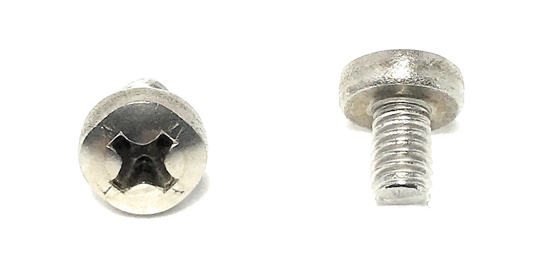 (25) M4-0.7 x 6 Stainless Steel Phillips Pan Head Machine Screw DIN7985 A2 M4x6