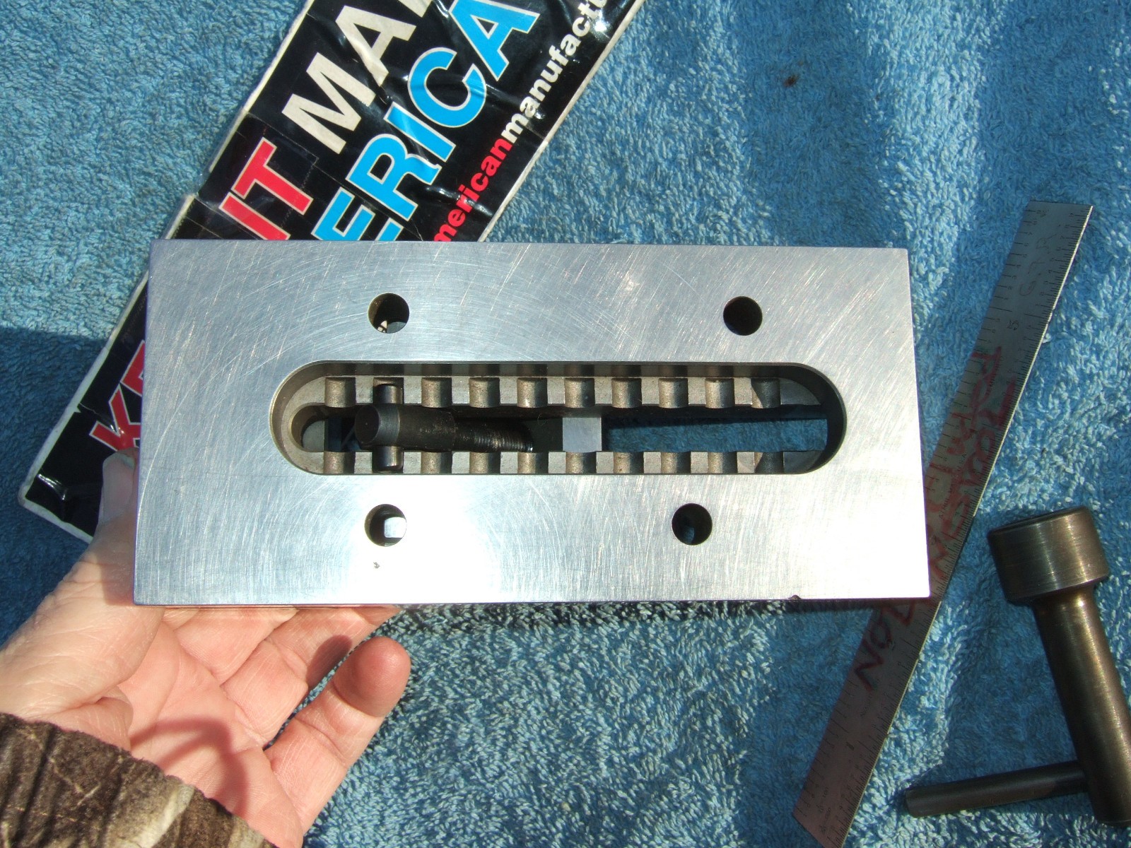 HERMANN SCHMIDT USED V0-4 GRIND VISE W/WRENCH TOOLMAKER MACHINIST INSPECTION #K