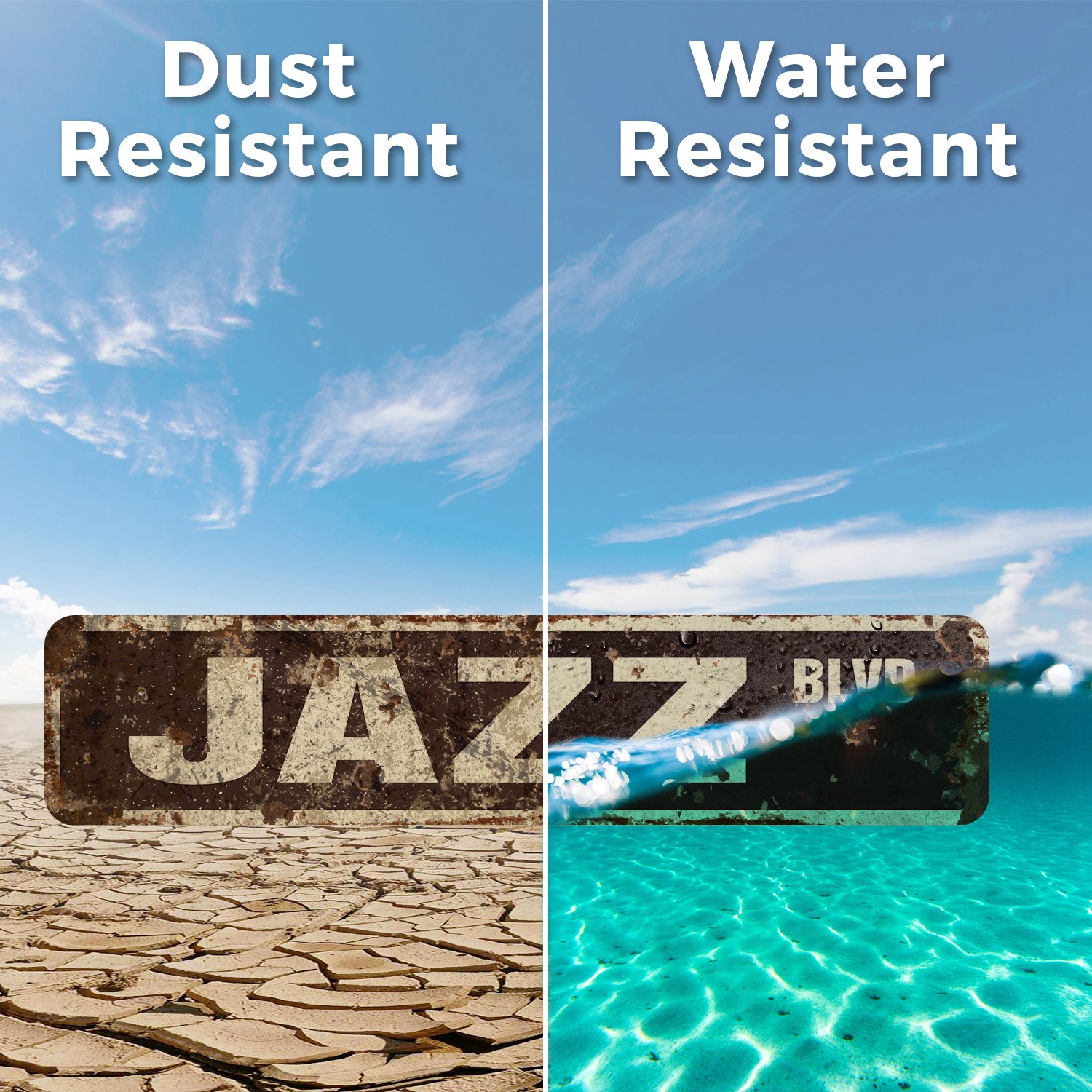 JAZZ Vintage Style Street Sign Metal Plastic music musicians artists club singer
