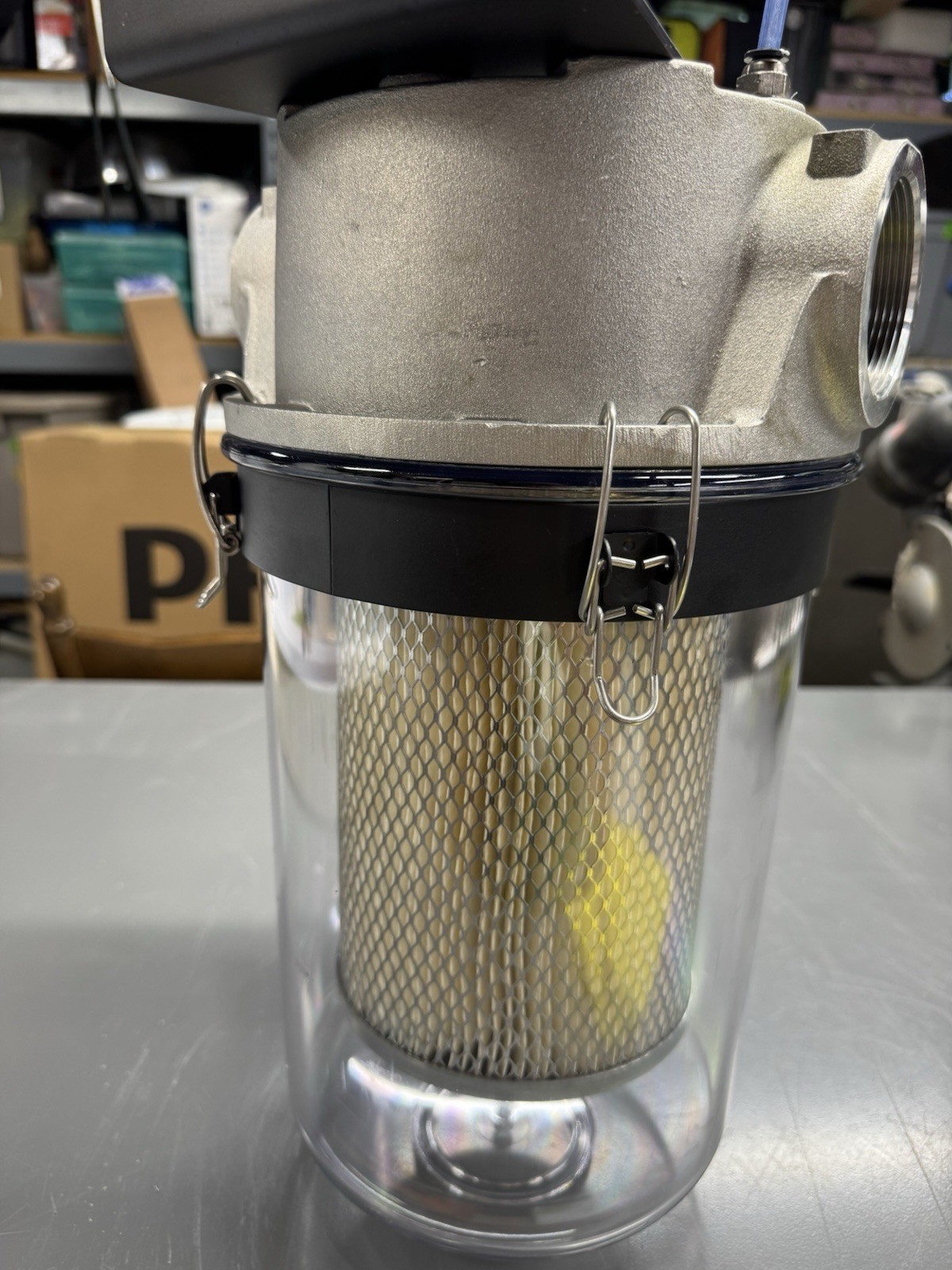 Solberg STS-200C Liquid Separator, 2 Inch NPT, 175 CFM, w/ Dwyer Gauge