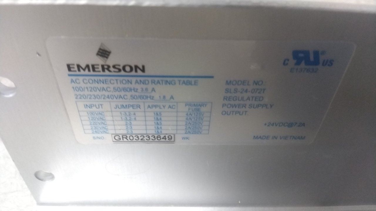 SolaHD SLS24072T 115/230VAC Input 24VDC Output Power Supply