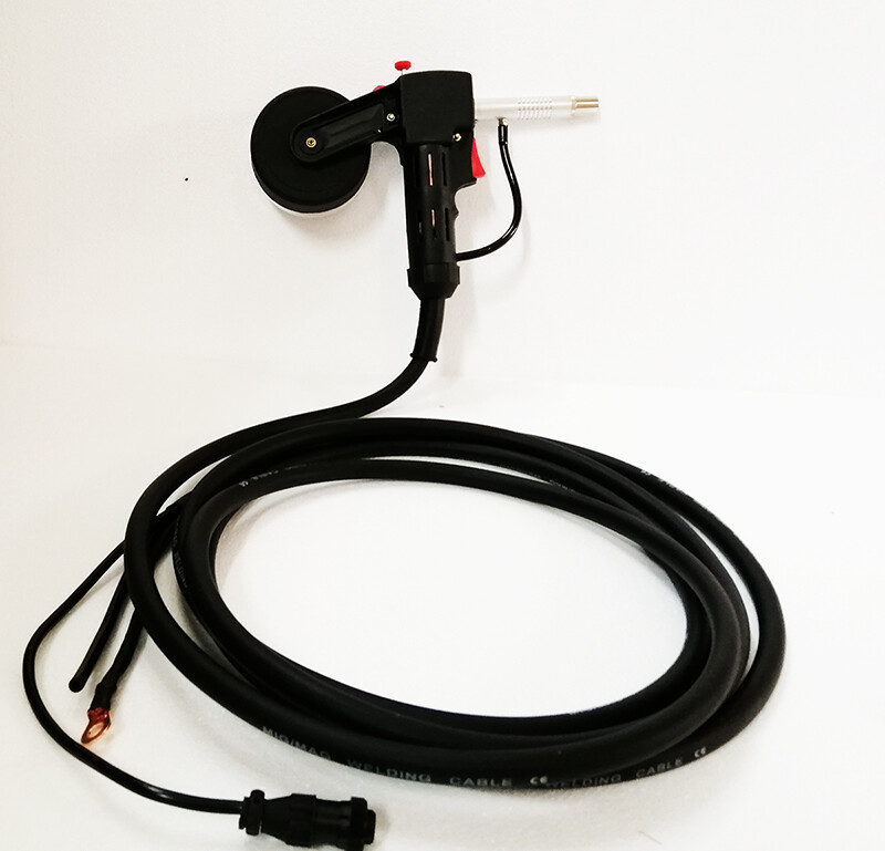 Intbuying New Aluminum Spool Gun Fit Miller 210 Spoolmate 3035 (5M cable ,DC24V)