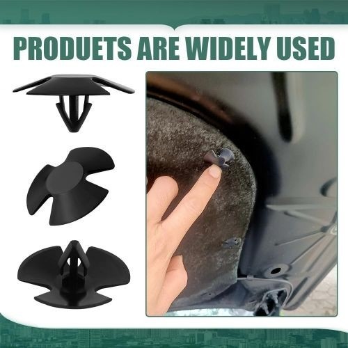 20PCS Hood Insulation Retainer Clips, Car Hood Clips, Nylon Clip Hood Liner Push