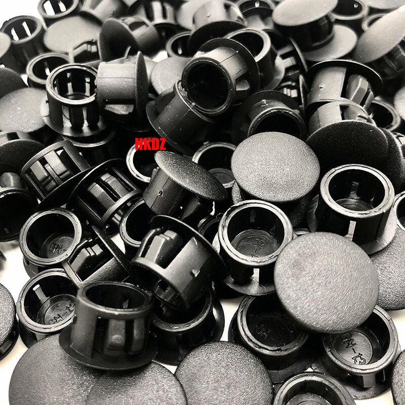 Black Round Plastic Hole Plug Blanking End Caps Pipe Tube Inserts Bungs 5mm~60mm
