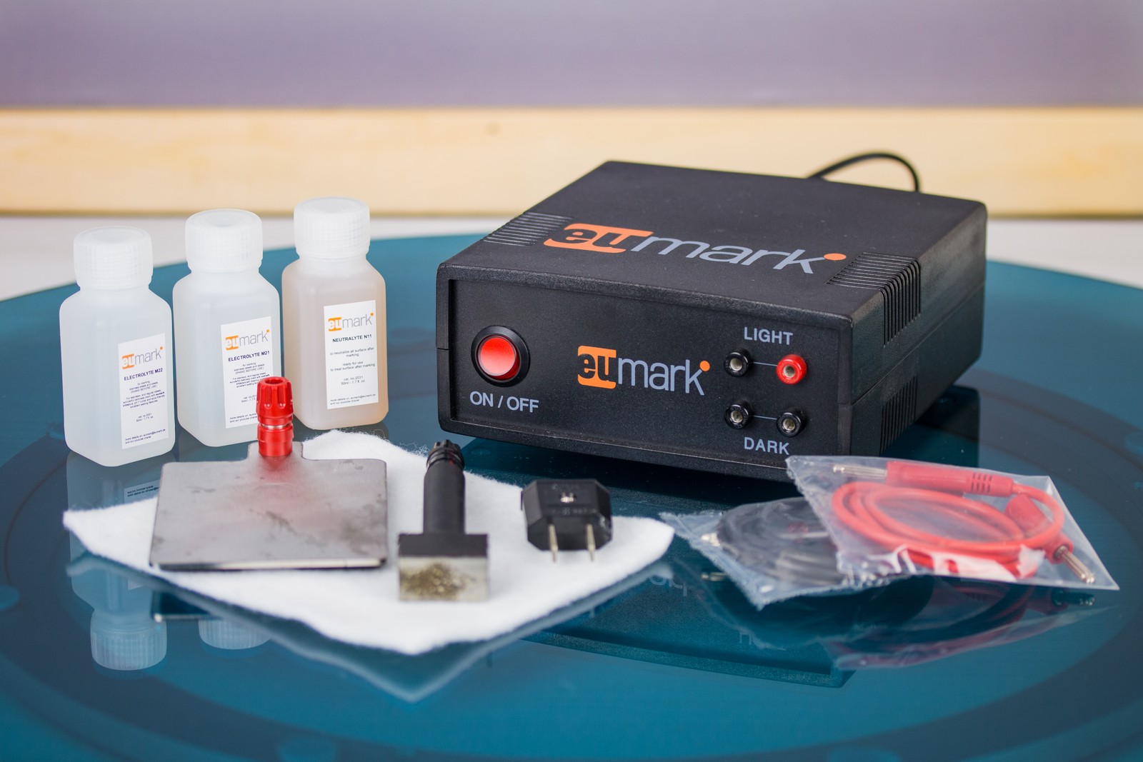 ElectroChemical marking and Etching Machine EUmark set 01 SIGNIERTECHNIK