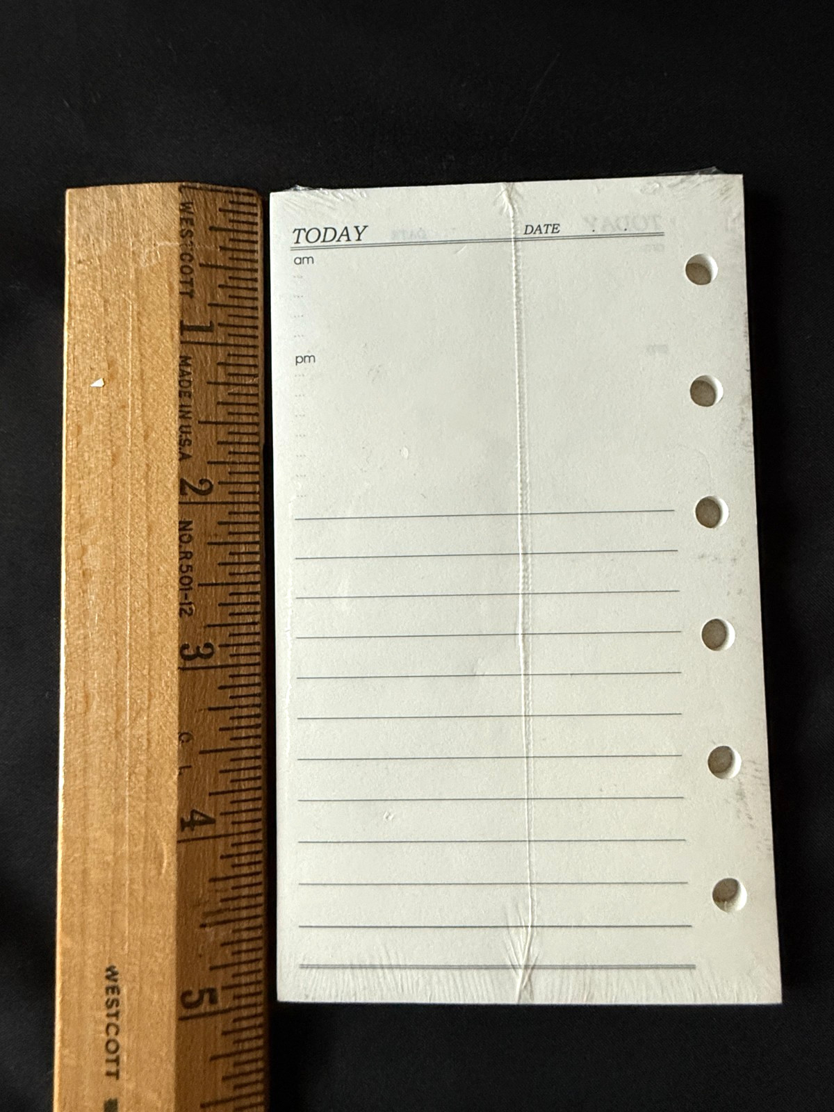 LOT pages for 6 ring mini size binder 3 x 5″ (95x173mm) NOTE SHEETS Snoopy NEW
