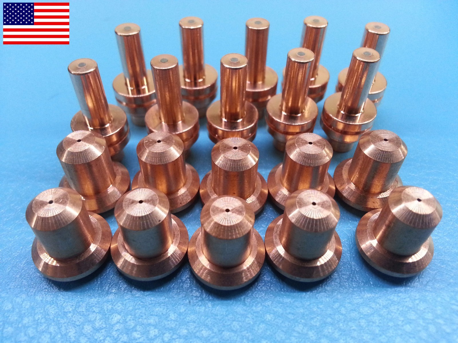20pc x 020382 Extended Electrodes + 020381 120504 Nozzles 334-227-100 *US SHIP*