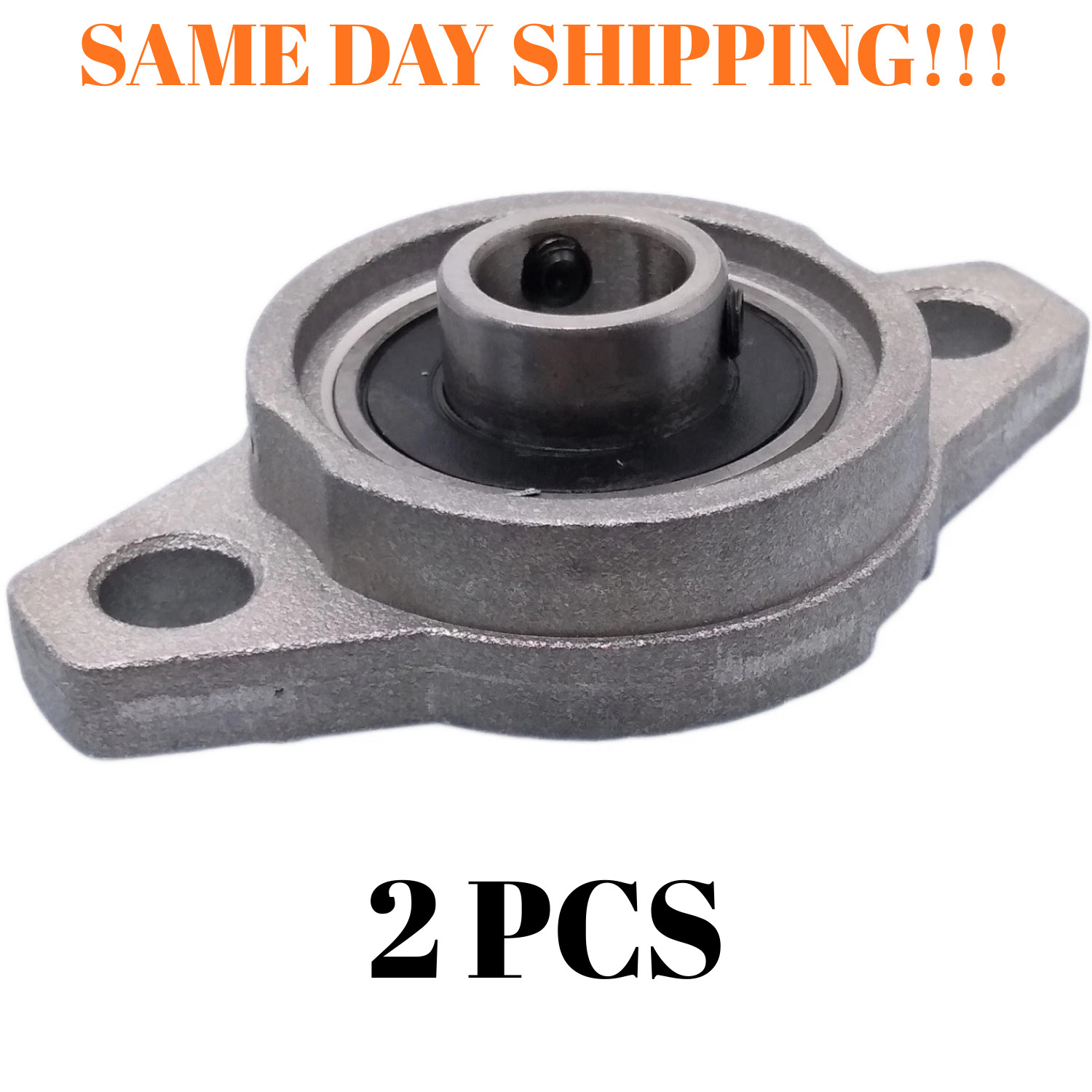 2 PCS 17mm KFL003 Pillow Block Bearing FL003 Flange Block Bearing