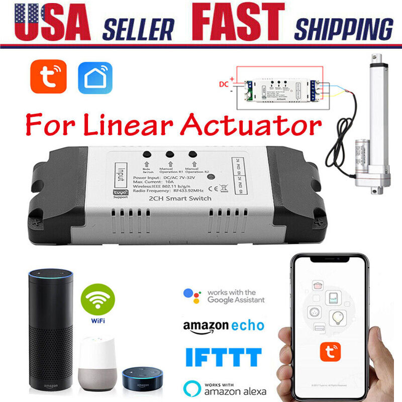 DC12V 24V Remote Controller for Linear Actuator Motor WIFI Mobile App Control US