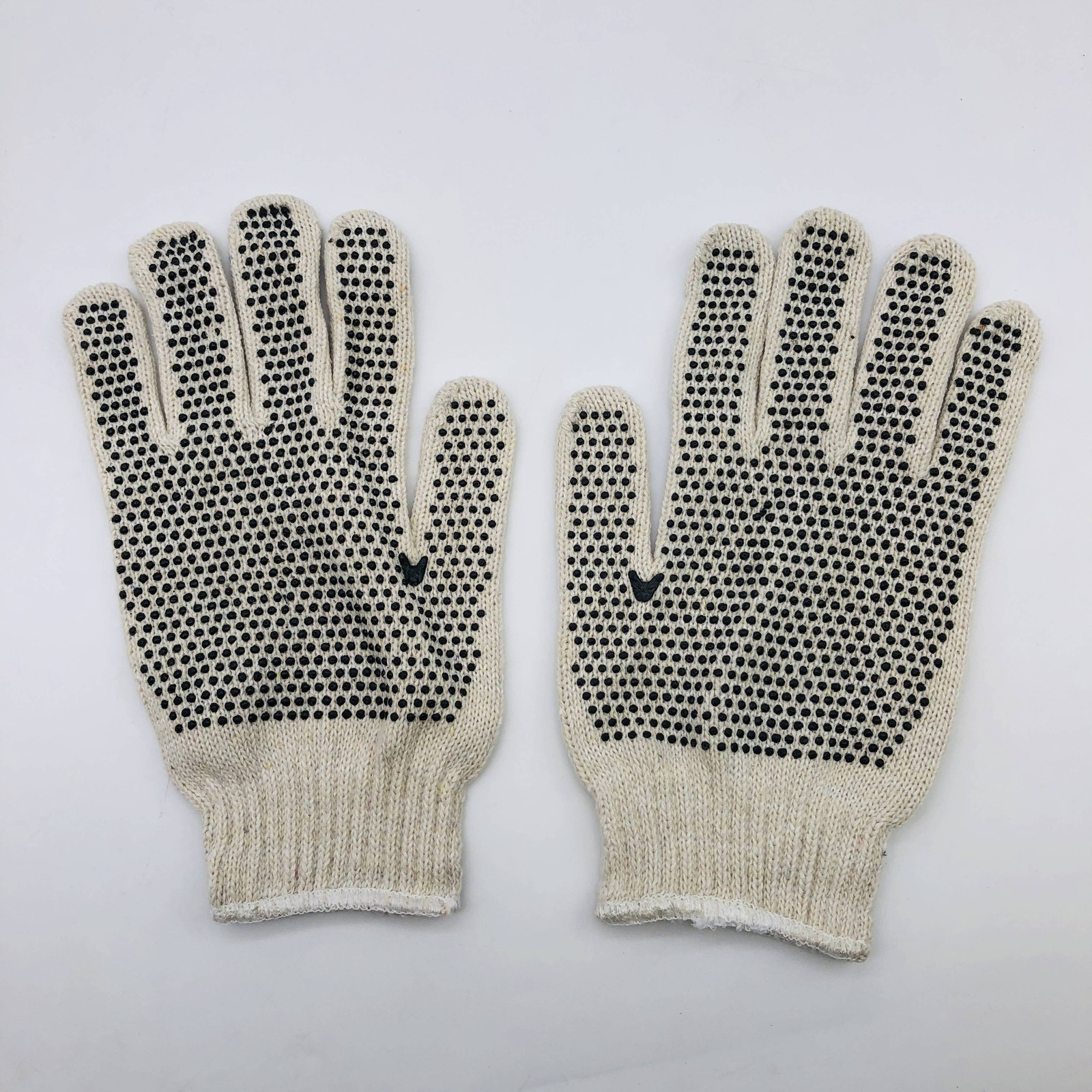 Elco M66PC-PD2 Work Gloves Mens Size XL PVC Dots Cotton/Poly String Knit 12pairs