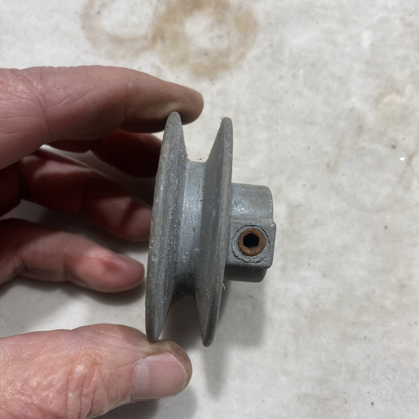 Chicago Die Casting Aluminum Pulley, 2.58” Diameter, 5/8” Shaft, USA