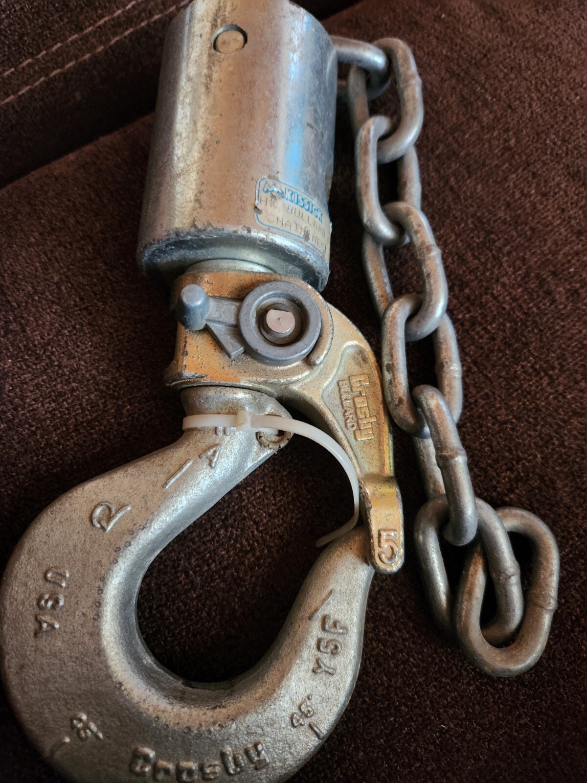 Crosby Bullard Link Chain Nest Swivel Hook WLL 2.3 Tons (4,600 lbs.) | 1051442